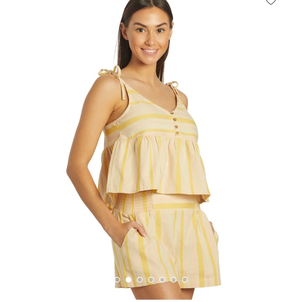 Roxy Open Eyes Tank Top and short‎ Resort set S